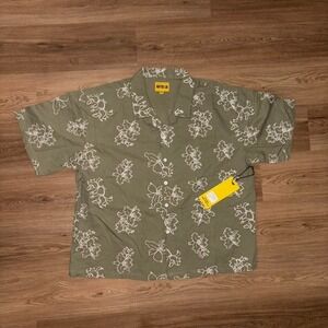 GFTD LA Rag Shirt – Olive Floral (Size 2XL)